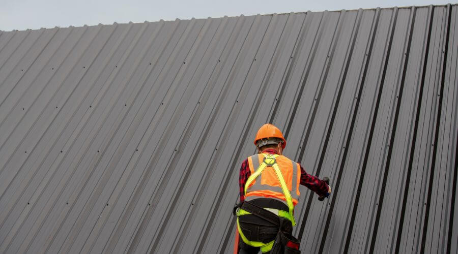 Professional metal roof installation services in Velpen, IN